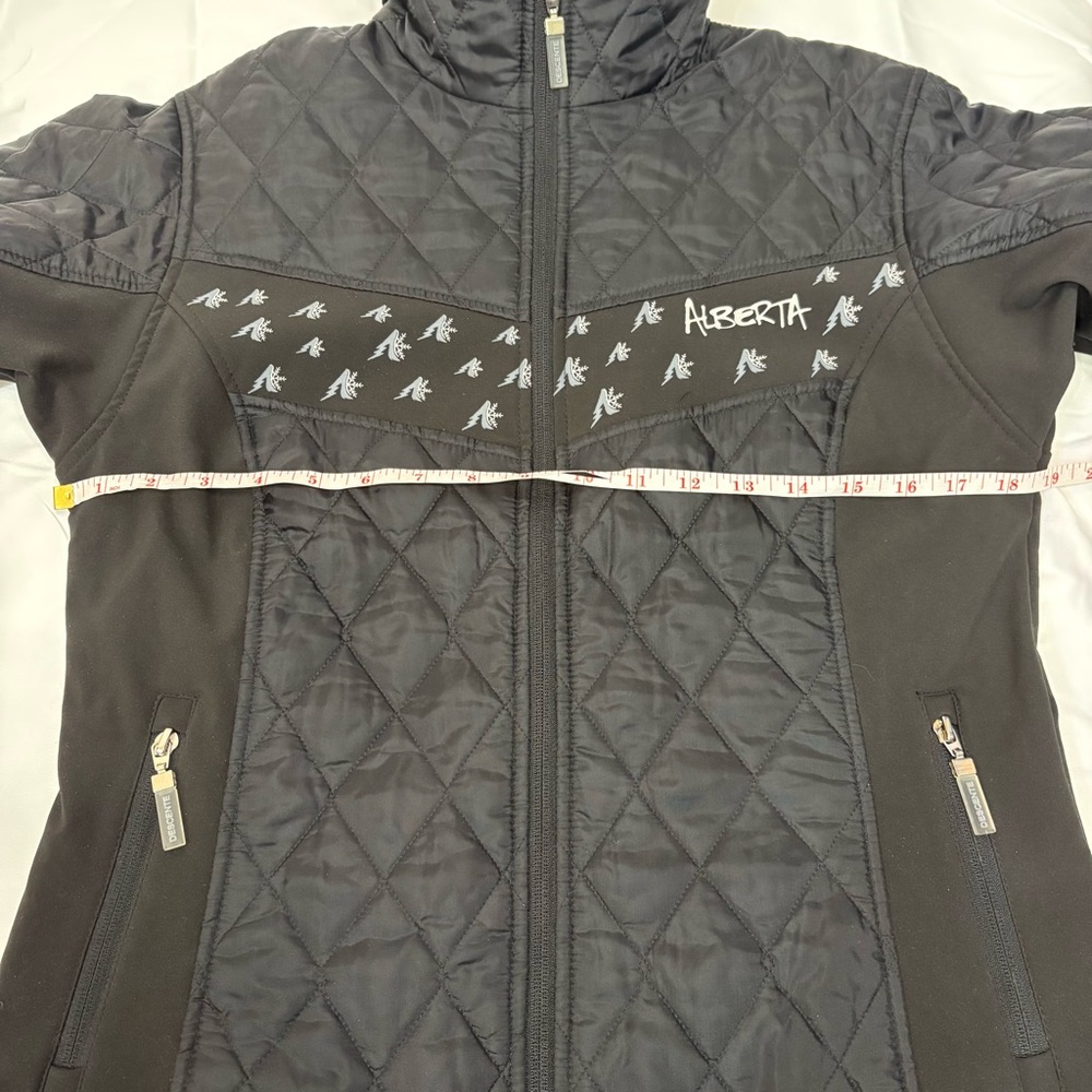 Descente Team Alberta Quilted Jacket Women’s M Black Ski Athletic Insulated - Picture 8 of 11